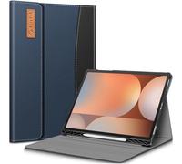 Fintie Case for Samsung Galaxy Tab S10 Plus 2024/ S9 FE Plus 5G 12.4 Inch 2023 with Built-in S Pen Holder, Multiple Angle Portfolio Business Cover with Pocket Auto Sleep/Wake, Navy