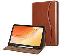 FINTIE Case for Samsung Galaxy Tab S6 Lite 10.4 Inch 2022/2020 (Model SM-P610/P613/P615/P619) with S Pen Holder, Multi-Angle Viewing Folio Stand Cover with Pocket, Wake/Sleep (Brown)