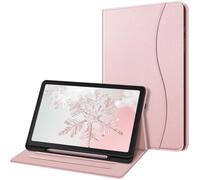 FINTIE Case for Samsung Galaxy Tab S6 Lite 10.4 Inch 2024/2022/ 2020 with S Pen Holder, Multi-Angle Viewing Soft TPU Back Cover with Pocket Auto Wake/Sleep, Rose Gold