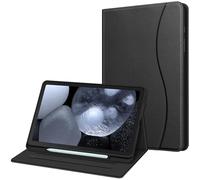 FINTIE Case for Samsung Galaxy Tab S6 Lite 10.4 Inch 2024/2022/ 2020 with S Pen Holder, Multi-Angle Viewing Soft TPU Back Cover with Pocket Auto Wake/Sleep, Black