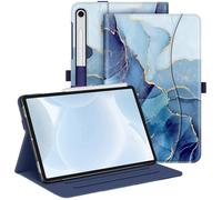 FINTIE Case for Samsung Galaxy Tab S9 FE 5G 10.9 Inch/Galaxy Tab S9 11 Inch 2023, Multi-Angle Viewing Protective Cover with Pocket, Auto Sleep/Wake, Ocean Marble