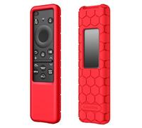 Fintie Case for Samsung Solar Cell Remote TM2560E TM2360E TM2360F TM2361F TM2361E BN59-01480A BN59-01455A BN59-01436A BN59-01432A, Light Weight Anti Slip Shockproof Silicone Cover, Red