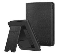 Fintie Case for Tolino Shine Color/Shine 5(2024)/Shine 4(2022) & Kobo Clara Colour/Clara BW(2024)/Clara 2E(2022) - Kickstand Case with Card Slot Hand Strap and Auto Sleep/Wake, Black