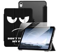 FINTIE Case & Screen Protector Set for iPad A16 11th 11" / 10th Gen 10.9" | Ultra Slim, Matte Coloured Back Shell, Trifold Stand Cover, Auto Sleep/Wake, for Student or Office, Don't Touch