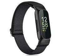 Fintie Elastic Strap Compatible with Fitbit Inspire 3/2/HR, Adjustable Stretch Watch Band Sport Replacement Strap for Fitbit Ace 3 / Ace 2, Black