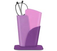 Fintie Eyeglasses Holder - Anti-scratch Premium Vegan Leather Glasses Stand Case for Desk or Nightstand, Purple, One size