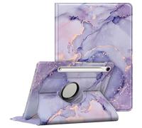 FINTIE Fintie Rotating Case for Samsung Galaxy Tab S9 FE 5G 10.9 Inch/Galaxy Tab S9 11 Inch 2023 with S Pen Holder, 360 Degree Swiveling Stand Cover Auto Sleep/Wake, Lilac Marble