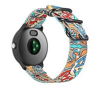 Fintie for Garmin Vivoactive 3 Band, 20mm Soft Nylon Replacement Strap Band with Adjustable Closure Compatible with Garmin Vivoactive 3 / Vivoactive 3 Music/Forerunner 645 Music Smartwatch, Color-A