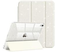 FINTIE Glitter Case for iPad A16 11th Gen 11 Inch and 10th Gen 10.9 Inch | [Built-in Pencil Holder] Sparkly Cover with Shiny Back Shell, Auto Wake/Sleep, Starlight