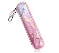 Fintie Pencil Holder Case for Apple Pencil (USB-C) & Apple Pencil (1st / 2nd Generation), Soft Neoprene Zipper Carrying Bag Sleeve Pouch Compatible with Samsung Stylus and Surface Pen, Dreamy Marble