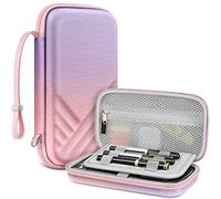 Fintie Graphing Calculator Carrying Case for Texas Instruments TI-Nspire CX II CAS/Tl-Nspire-CX-ll, TI-84 Plus/CE Color Graphing Calculators with Mesh Pockets, Pen Slots (Pink)