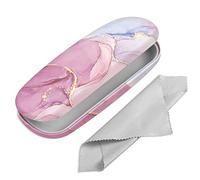 FINTIE Hard Shell Glasses Case for Women Men - Fashion Reading Eyeglasses Case Protective Spectacle Cases with Cleaning Cloth