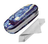 Fintie Hard Shell Glasses Case for Women Men - Fashion Reading Eyeglasses Case Protective Spectacle Cases with Cleaning Cloth
