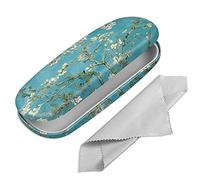 FINTIE Hard Shell Glasses Case for Women Men - Fashion Reading Eyeglasses Case Protective Spectacle Cases with Cleaning Cloth