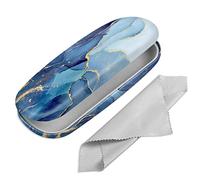 FINTIE Hard Shell Glasses Case for Women Men - Fashion Reading Eyeglasses Case Protective Spectacle Cases with Cleaning Cloth