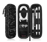 Fintie Holder Case for Apple Pencil Pro, Apple Pencil (USB-C/1st/2nd Gen), PU Leather Bag Sleeve Compatible with Pen, USB Cable, Samsung Stylus