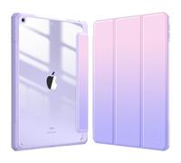 FINTIE Hybrid Case Compatible with iPad 9th / 8th / 7th Generation (2021/2020/2019 Release) 10.2 inch - Shockproof Cover with Clear Back Shell w/Pencil Holder, Auto Wake/Sleep, Fantacy Ombre