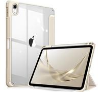 FINTIE Hybrid Case Compatible with iPad 10th Generation 2022 (10.9 Inch) - [Ultra Slim] Shockproof Clear Cover with Built-in Pencil Holder, Auto Wake/Sleep, Starlight