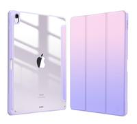 FINTIE Hybrid Case for iPad Air 13-inch (M3) 2025, (M2) 2024, [Built-in Pencil Holder] Shockproof Cover with Clear Transparent Back Shell, Auto Wake Sleep, Fantasy Ombre