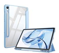 FINTIE Hybrid Case for Samsung Galaxy Tab S10 Lite/ S10 FE/ S9 FE 10.9" | with S Pen Holder Shockproof Cover with Clear Back Shell, Auto Wake/Sleep, Blue