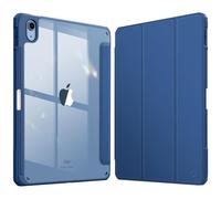 Fintie Hybrid Slim Case for iPad (A16) 11th Generation 11 Inch (2025), iPad 10th Generation 10.9 Inch (2022) - Shockproof Cover with Clear Transparent Back Shell & Pencil Holder (Navy)