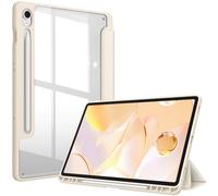 FINTIE Hybrid Slim Case for Samsung Galaxy Tab S10 FE 2025/ S9 FE 10.9 Inch/ S9 11 Inch 2023 with S Pen Holder, Shockproof Cover with Clear Back Shell, Auto Wake/Sleep, Starlight