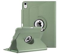 Fintie iPad Air 4 10.9 inch 2020 Case with Pen Holder, 2nd Generation Stand, 360 Degree Rotating Stand with Auto Sleep/Wake Feature for iPad Air 4th Generation Sage Green