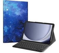 Fintie Keyboard Case for Samsung Galaxy Tab A9 Plus/A9+ 5G 11 Inch 2023 Model (SM-X210/X216/X218), Slim Lightweight Stand Cover with Magnetically Detachable Wireless Bluetooth Keyboard, starry sky