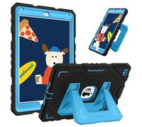 FINTIE Kids Case for iPad 6th / 5th Generation (2018/2017, 9.7 Inch), iPad Air 2 (9.7 Inch), Fully-Body Rugged Heavy Duty Shockproof Protective Case with Built-in Kickstand for Boys Girls, Blue