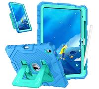 FINTIE Kids Case for iPad (A16) 11th Generation 11 Inch (2025), iPad 10th Generation 10.9 Inch (2022), Fully-Body Rugged Heavy Duty Shockproof Kiddie Case Built-in Stand for Boys & Girls, Blue
