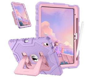 FINTIE Kid-Friendly Case for iPad (A16) 11th Gen 11 Inch, iPad 10th Gen | for iPad 10th Generation 10.9", Rugged Heavy Duty Shockproof Kickstand Cover, Portrait & Landscape Viewing, Purple