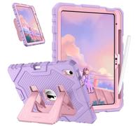 FINTIE Kids Case for iPad 10th Generation (2022) 10.9 Inch, Fully-Body Rugged Heavy Duty Shockproof Protective Kiddie Case with Built-in Stand for Boys & Girls, Purple