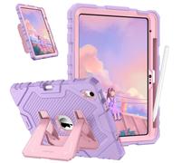 FINTIE Kids Case for iPad 10th Generation (2022) 10.9 Inch, Fully-Body Rugged Heavy Duty Shockproof Protective Kiddie Case with Built-in Stand for Boys & Girls, Purple