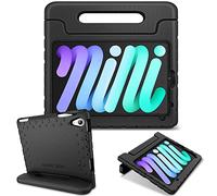 Fintie Kids Case for iPad Mini 7 (A17 Pro, 7th Generation) 2024 / iPad Mini 6 (6th Gen) 8.3 Inch - Lightweight Shockproof [Kids Friendly] Handle Stand Case, with Pencil Holder, Black