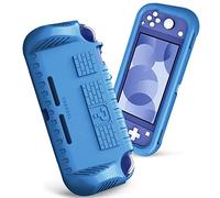 Fintie Kids Case for Nintendo Switch Lite 2019 w/2 Game Card Slots - [Ultralight] [Shockproof] Protective Cover with Ergonomic Grip, Kids Friendly Grip Case for Switch Lite Console, Navy Blue