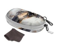 Fintie Large Sunglasses Case for Men and Women - Hard Shell Shockproof Sport Glasses Case - Zipper Spectacle Cases with Clip
