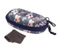 Fintie Large Sunglasses Case for Men and Women - Hard Shell Shockproof Sport Glasses Case - Zipper Spectacle Cases with Clip