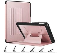 Fintie Magnetic Stand Case for iPad 6th / 5th Generation (2018/2017), iPad Air 2 / Air 1 (9.7 Inch) - [Multiple Secure Angles] Shockproof Rugged Soft TPU Back Cover, Auto Wake/Sleep, Rose Gold