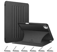Fintie Magnetic Stand Case for iPad Pro 11-inch M4 (2024) (Model Number: A2836/A2837/A3006) - Multiple Angles Shockproof Rugged Soft TPU Cover with Pencil Holder, Auto Wake/Sleep, Black