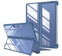 FINTIE Microsoft Surface Pro 11/10 (2024) / Pro 9 (2022) 13 Inch Case - Shockproof Folio Case Protective Cover with Hard Kickstand Case, Compatible with Keyboard Type Cover, Dark Blue