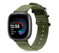 FINTIE Nylon Sport Band Compatible with Fitbit Versa 4 3 / Sense 2 1
