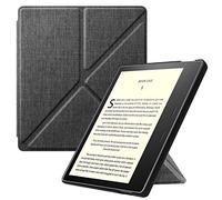 FINTIE Origami Case for All-new Kindle Oasis (10th Generation, 2019 Release & 9th Generation, 2017 Release) - Slim Fit Stand Cover Support [Hands Free] Reading with Auto Wake/Sleep, Denim Gray