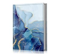 FINTIE Photo Album 4x6 Photos - 52 Photos Small Mini Capacity Premium Vegan Leather Cover Photo Album, Portable Wallet Photo Album for Family Wedding Boys Girls, Ocean Marble