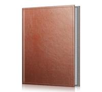 Fintie Photo Album for 4x6 Photos - 52 Capacity Mini Portable Wallet Album With Premium Vegan Leather Cover for Family, Wedding, Boys, Girls - Vintage Brown