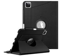 FINTIE Rotating Case Compatible with iPad Pro 11 inch (2022/2021/2020/2018, 4th/3rd/2nd/1st Generation) - 360 Degree Swiveling Stand Cover w/Pencil Holder, Auto Wake/Sleep, Black
