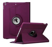Fintie Rotating Case for iPad 9th Generation (2021) / 8th Generation (2020) / 7th Gen (2019) 10.2 Inch - 360 Degree Rotating Stand Cover with Pencil Holder, Auto Wake Sleep, Purple
