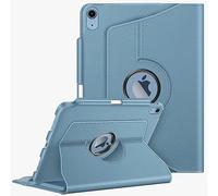 FINTIE Rotating Case for iPad (A16) 11th Generation 11 Inch (2025), iPad 10th Generation 10.9 Inch (2022) - 360 Degree Swivel Protective Stand Cover w/Pencil Holder, Auto Wake/Sleep, Ocean Blue