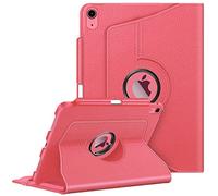 FINTIE Rotating Case Compatible with iPad 10th Generation (2022 Model) 10.9 Inch - 360 Degree Swivel Protective Stand Cover with Pencil Holder, Auto Wake/Sleep, Pink