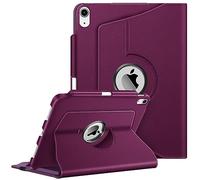FINTIE Rotating Case for iPad (A16) 11th Generation 11 Inch (2025), iPad 10th Generation 10.9 Inch (2022) - 360 Degree Swivel Protective Stand Cover w/Pencil Holder, Auto Wake/Sleep, Purple