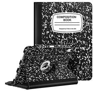 Fintie Rotating Case for iPad Air 11 inch M2 (2024), iPad Air 5th Generation (2022) / Air 4th Generation (2020) 10.9 Inch with Pencil Holder - 360 Degree Rotating Stand, Composition Book
